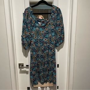 Maurices paisley tie back dress